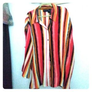 Blouse in rich fall colors